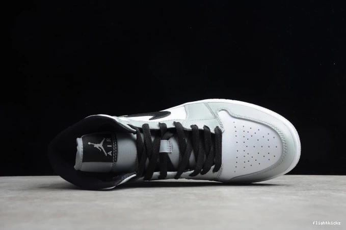 Grey Mid 1 Smoke Jordan AIR 554724-092 Light 0921